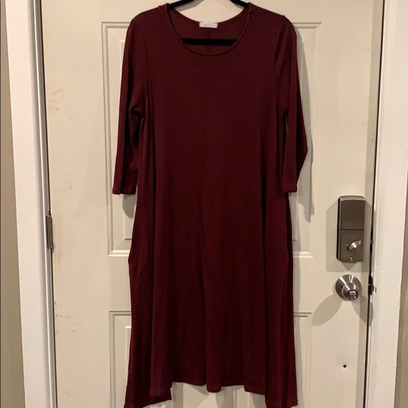 Reborn J Dresses & Skirts - Dark Red Sweater Dress